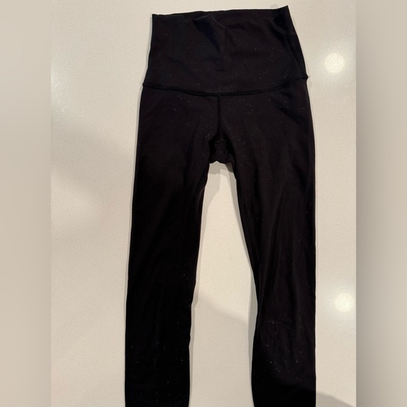 Lululemon Black WunderUnder Nulu Leggings - size 6 - black - Picture 3 of 4